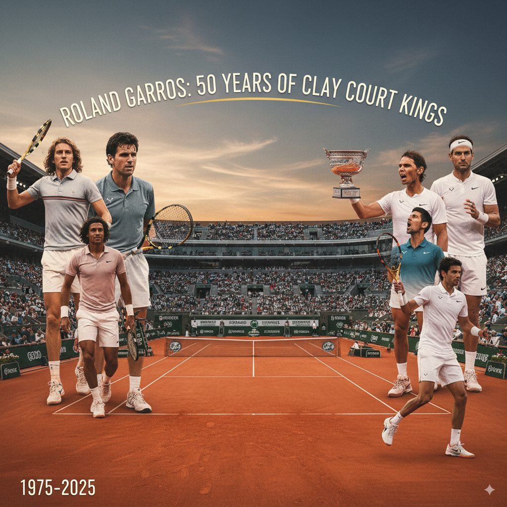 Legendary French Open Mens Tennis Champions List (1975–2025)