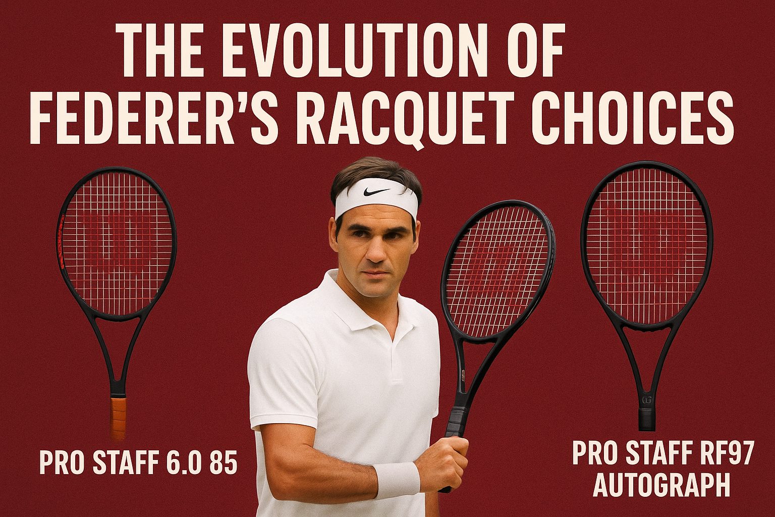 The Evolution of Federer’s Racquet Choices