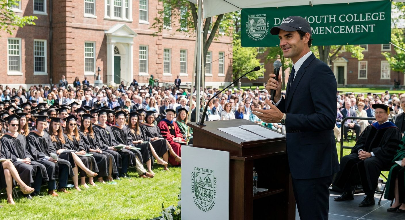 Federer’s Inspiring Speech at Dartmouth College