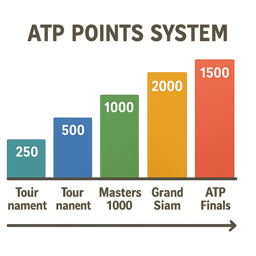 How many ATP points for Grand Slam